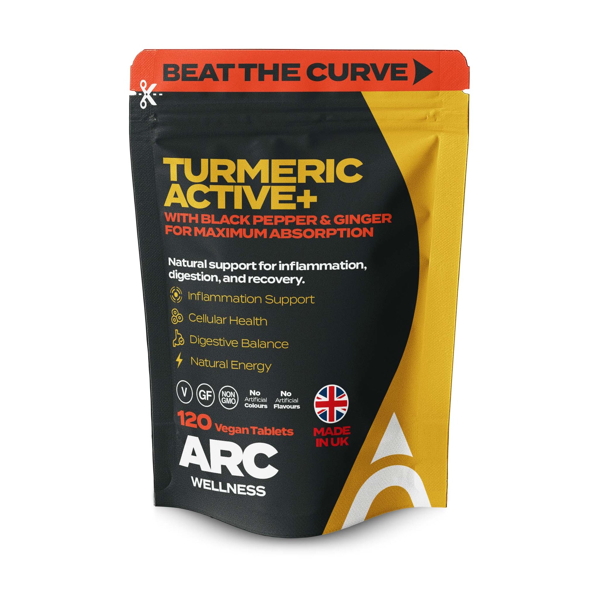 Turmeric Active+ with Black Pepper & Ginger